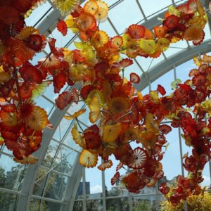 Sculpture Ruban en Verre Soufflé